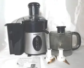 Jm1000m Juiceman Juice Extractor With Food Processor Model #jm1000m Manual #3