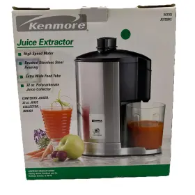 Jex328ke Kenmore Household Juice Extractor Model 120v 60hz 400w Stainless Steel