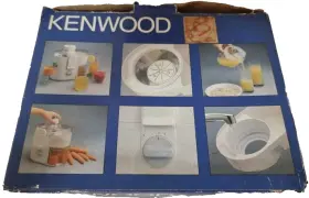 Je500 Kenwood Centrifugal Juice Extractor 2 Speed Fruit And Vegetable Juicer White #3