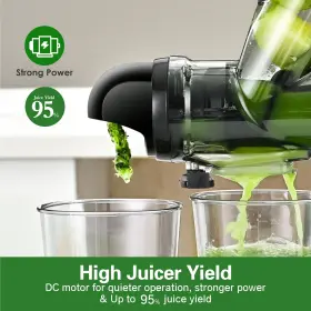 Kitchen In The Box 791126611675 Extractor De Masticaci N Lenta Estractor Para Jugos Frutas Y Vegetales Electrico #3