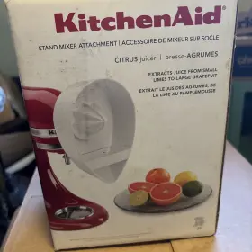 06403410100001 Kitchenaid Je Citrus Juicer Stand Mixer Attachment White Plastic Pre E16002116