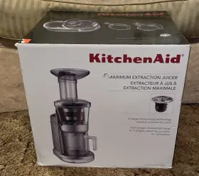 Kitchenaid 883049347899 Kitchen Aid Maximum Extraction Juicer Silver Kvj0111cu