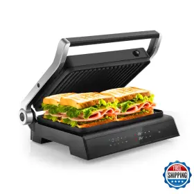B0cmvrhhpy Kotek Panini Press Sandwich Maker 1200w 4-slice Electric Grill Non-stick