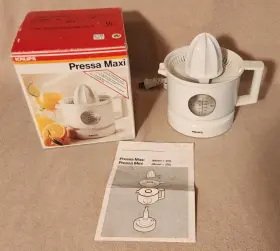 Krups 010942107217 Pressa Maxi Electric Citrus Juicer 293 Universal 24 Oz Tested Box Manual