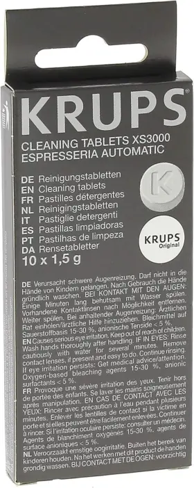 Xs3000 Krups 20588 Cleaning Tablets For Fully Automatic Machines