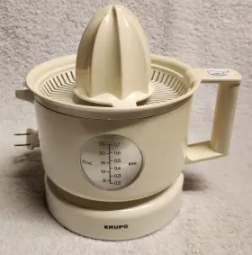 293-b Krups Pressa Maxi Electric Citrus Orange Juicer 24oz Model 293b White