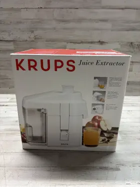 71823 Krups Juice Extractor Electric Juicer 120v White Powerful Kitchen Appliance