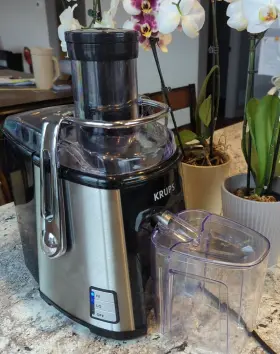Zy501 Krups Juicer Juice Extractor Stainless Steel Two Speed Tested Works #2