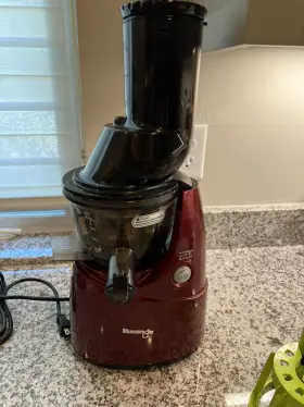 B6000wr Kuvings Whole Slow Juicer Burgundy Includes Sorbet Strainer #3