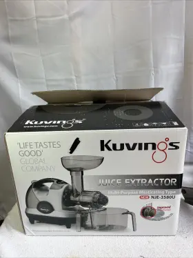 Nje-3580u-read Kuvings Nje-3580u 120v 170 W Low Speed Masticating Slow Juicer Silver Pearl