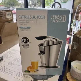 200w Lebenlang 251609501719 Powerful Electric Juicer With High Juice Yield Citrus 2 Con