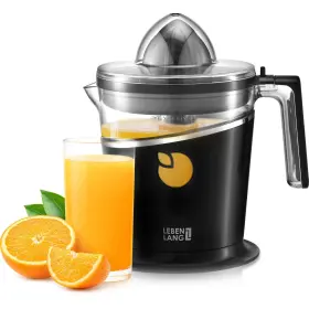 Lebenlang 262406933023 Bpa-free Orange Juicer Electric - 27 Oz And 2 Cones With Pulp Control I Automat