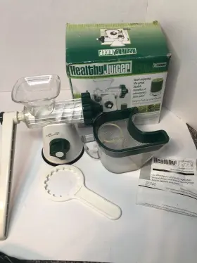 Sku1575 Lexen Healthy Juicer White Complete Manual Wheatgrass Leafy Vegs