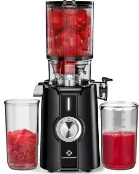 Sj-051-bl-us Linkchef Rush Clear Slow Masticating Juicer Machines Cold Press - Scratch And Dent