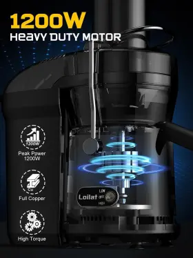 Loilat 727206764238 Juicer Machine 1200w With 3 Inch Feed Chute For Whole Fruits And Veg Dua #3