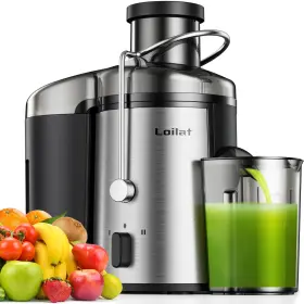500w Loilat 740207775881 Juicer Machine 3 Inch Wide Mouth Whole Fruits Veg Centrifugal Juice Extr