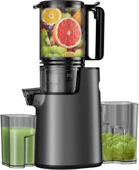 Lqz 445030496493 Cold Press Juicer Masticating With 5.4 Inch Wide Feed Chute 350w Slow Juice