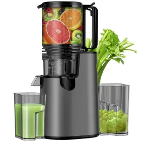 Lqz 680358386430 Cold Press Juicer Electric Single Auger Masticating With 5.8 Inch