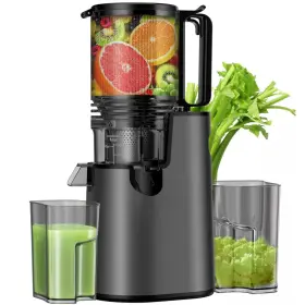 Lqz 976030147647 Cold Press Juicer Professional Slow Masticating Black