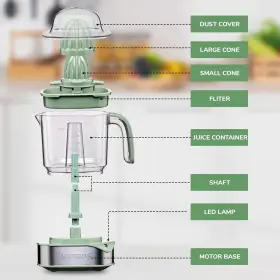 Luukmonde 731905899962 Electric Citrus Juicer 1.2l Large Volume - Orange With Powerful Motor #3