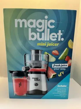 Mb-bx486a-23 Magic Bullet Mini Juicer With 16 Oz Cup Black And Silver New