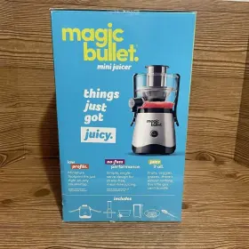 Mb-bx529-23 Magic Bullet Mini Juicer 400-watt Silver And Black New Unopened Box #2