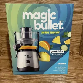 Mb-bx529-23 Magic Bullet Mini Juicer 400-watt Silver And Black New Unopened Box