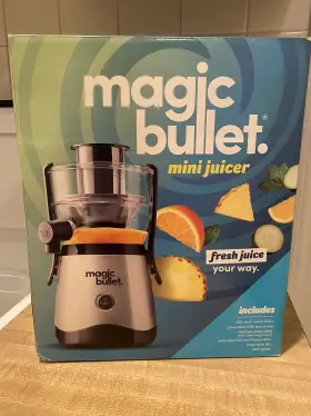 Mbj10100 Magic Bullet Mini Juicer 400-watt Silver New In Box Never Opened