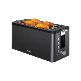Mecity B0fhvktwxd 4 Slice Toaster Long Slot With Timer Bagel Defrost Reheat Ca