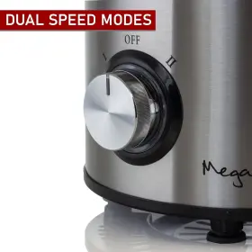 936112284m Megachef 2 Speed Wide Mouth Centrifugal Juicer Silver #2