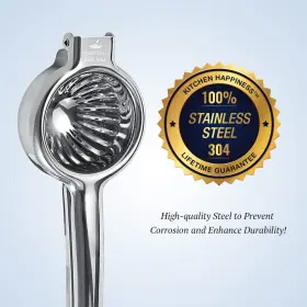 Meidong 424511247167 Upgraded Lemon Squeezer Super Stainless Steel 304 Hand Press Juicer Manual Ci #2