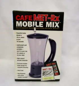 Met-rx 786560200004 Portable Blender Cafe Rechargeable Battery Operated