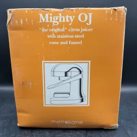 Metrokane 022578035208 Mighty Oj- The Original Juicer- Classic Retro 50 S Design Chrome