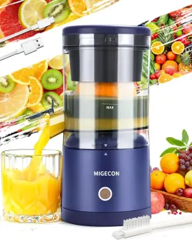 Migecon 889435590665 Citrus Juicer Lemon Squeezer Orange Juice Fruit Machine Kitchen Usb Rechargeable