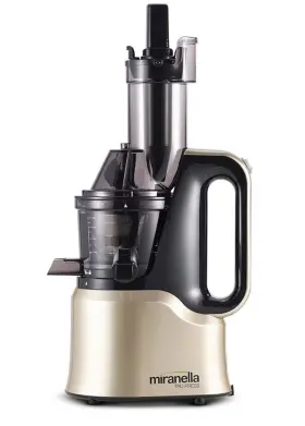 Miranella 643517506063 Tru Press Gold 240w Whole Slow Juicer Bpa Free High End