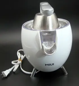 6016b Miui Electric Juicer Machine Art Deco Modern Egg Shape Unused Working