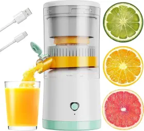 Moyac 797387429271 Electric Juicer Rechargeable Portable Orange Citrus Machines With Usb