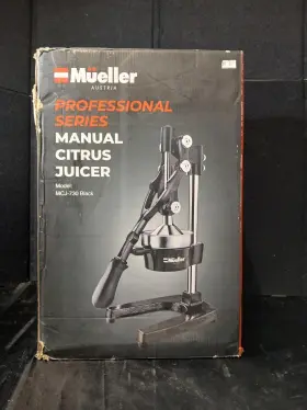 Mgj-730 Mueller Professional Series Manual Citrus Juicer Black