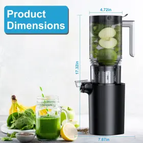 Gpct5245 Newhome Cold Press Juicer Machine 250w Slow Masticating Juice Extractor #2