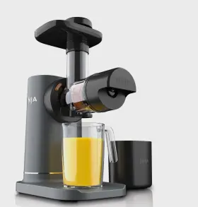 Jc151 Ninja 77654 Neverclog 24 Oz. Cold Press Juicer With Total Pulp Control Charcoal