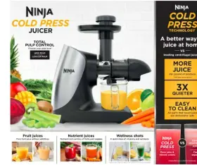 Jc100uk Ninja Juicer New No Box