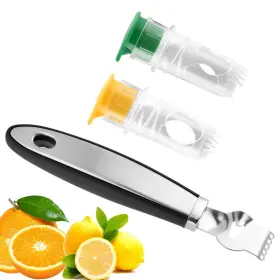 Nowhyx 22423838 Screw Top Manual Lemon Squeezer 2pcs Lime With Zester Mini H