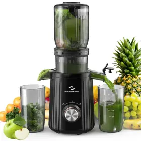 Nuovoware 723314206776 Cold Press Juicer Masticating With 4.25ftft Large Feed Chute 250w Juic