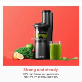 Nbj-300 Nutribullet Slow Masticating Cold Press Juicer Machine Black - 150w