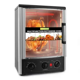 B0d935pvxy Nutrichef Vertical Countertop Oven Rotisserie Bake Broil Kebab Rack - 1500w
