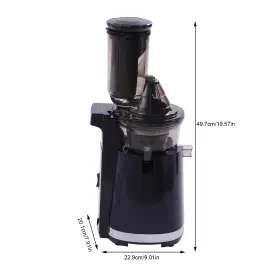 Ajm-400b Ocasami Slow Juicer Machine Masticating Cold Press Juicers Squeezer Vegetable Processor #2