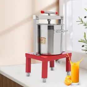 Fy-98971 Ocasami Diy Large Fruit Honey Presser 13.25l/448oz Stainless Steel Manual Extractor New #2