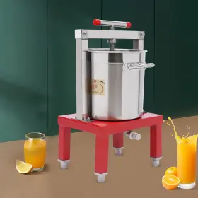 Fy-98971 Ocasami Diy Large Fruit Honey Presser 13.25l/448oz Stainless Steel Manual Extractor New #3
