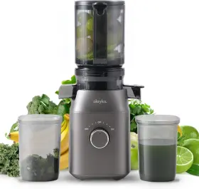 Olk-l2-gr Olayks Juicer Machines Cold Press With 4.3 Inch Large Feed Chute Easy To Clean