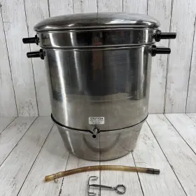 Ssk-9 Old Country Stainless Steel Stove Top Steamer/juice Juicer Extractor With Box